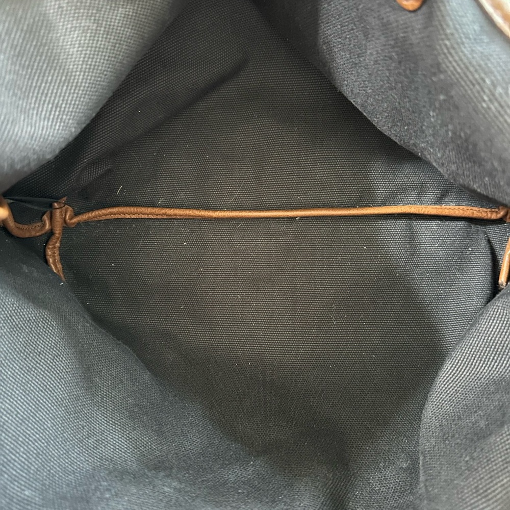 Fossil Origami Llama Print Canvas Shoulder Bag/ T… - image 6